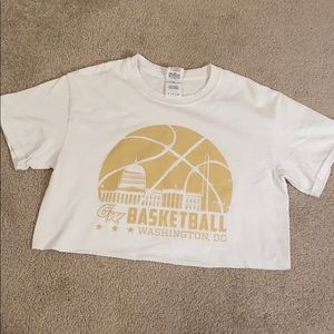 George Washington University Cropped tee